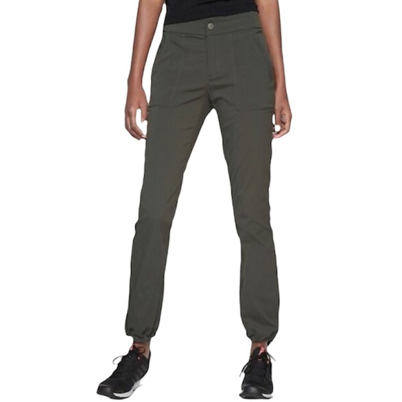 Athleta Pants - ATHLETA Trekkie Hike Pant Stretch Ripstop Breathable Dark Grey Women Size 4 Tall